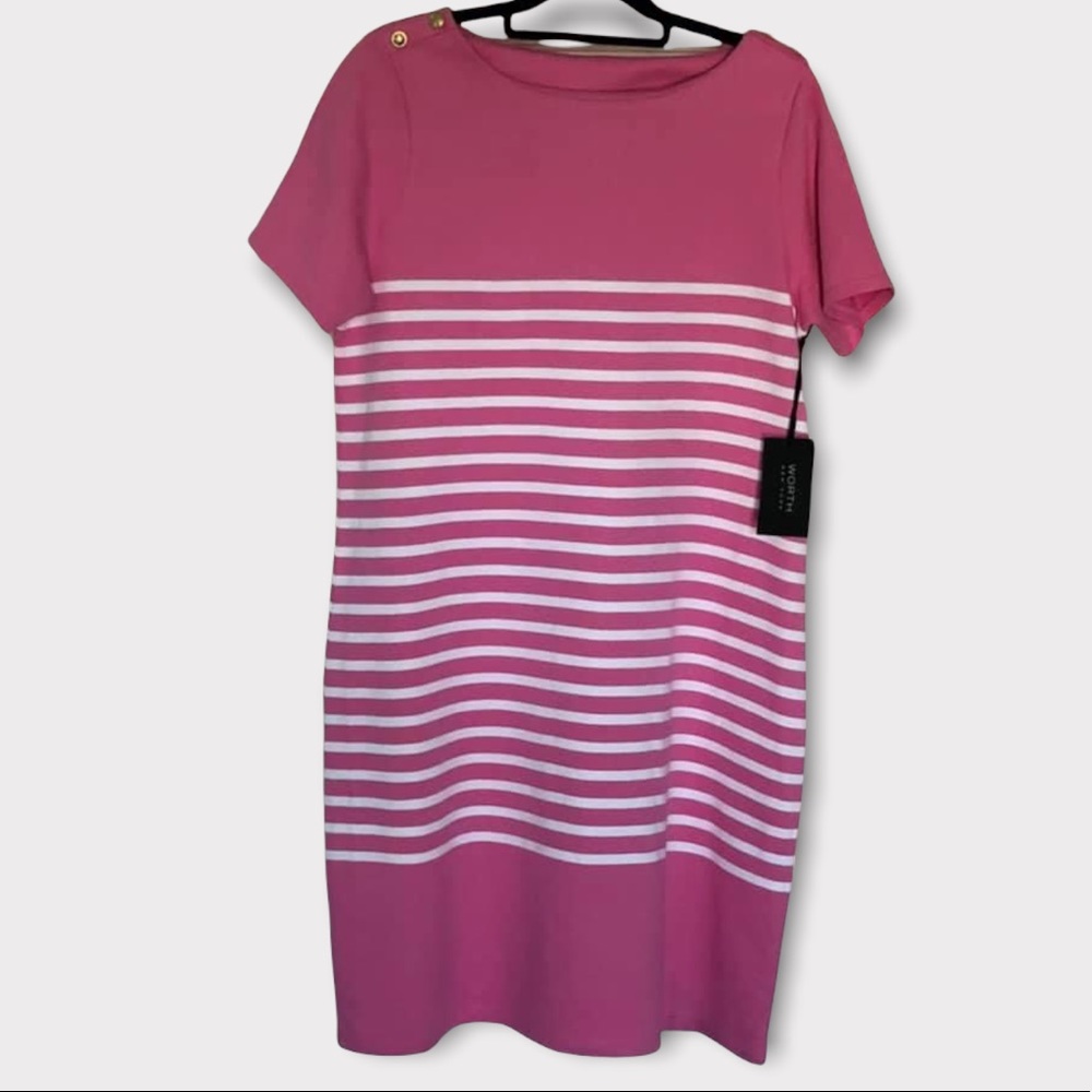 NWT Worth Pink Shift Dress